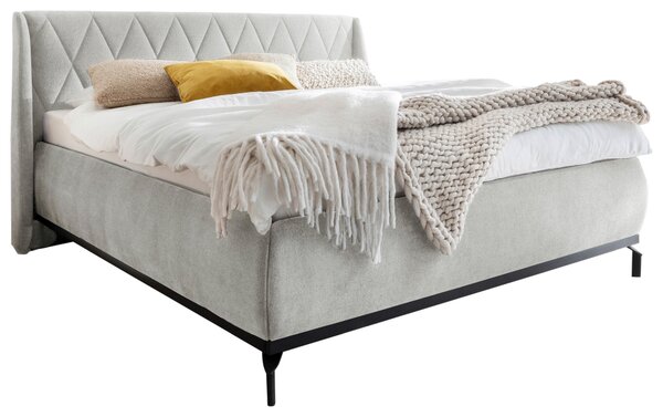 ČALOUNĚNÁ POSTEL, 180/200 cm, šedohnědá MID.YOU - Manželské postele, Online Only