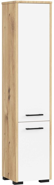 Ak furniture Koupelnová skříňka FIN I 30 cm dub artisan/bílá