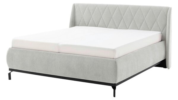 ČALOUNĚNÁ POSTEL, 180/200 cm, šedohnědá MID.YOU - Manželské postele, Online Only