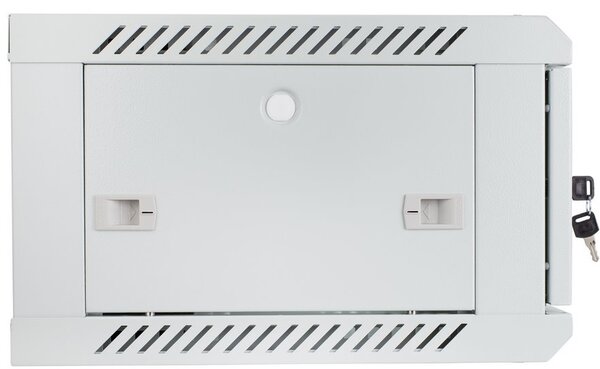 RACK skříň závěsná NEKU TS 19" 4U 450mm, sv. šedá, k samosestavení