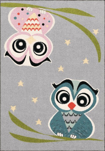 Koberec Agnella Funky Top Owl šedý