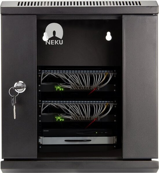 RACK skříň závěsná NEKU TS 10" 6U 300mm