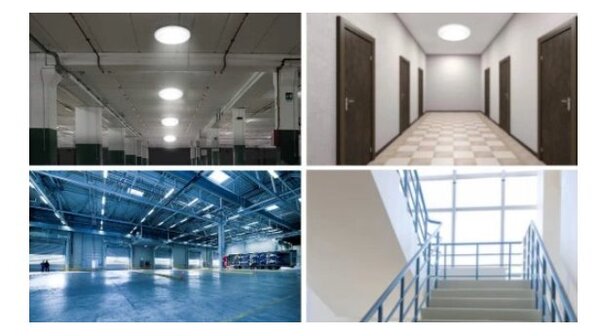 Led stropní svítidlo ORNO Adviti AD-PL-6118WLPM4, 12W, 4000k, IP65, bílé