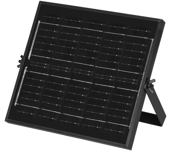 Solární reflektor REBEL URZ3626, 500lm, IP65, 6800K, 3,2 V, 4000mAh, 6W, černá