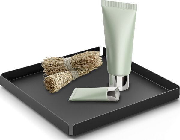 Zack 40538 Tácek do koupelny Potes 20 cm černý