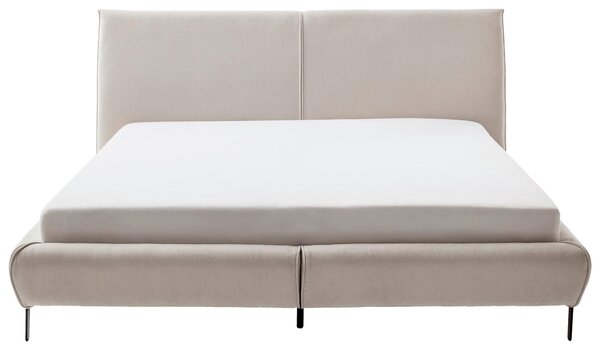 ČALOUNĚNÁ POSTEL, 180/200 cm, krémová MID.YOU - Manželské postele, Online Only