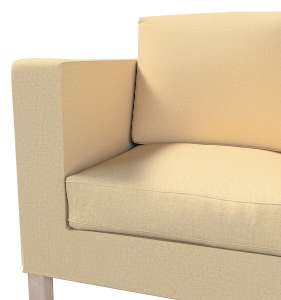 Potah na pohovku IKEA Karlanda 2-místná, krátký barva béžová látka lesklé, pletený vzor