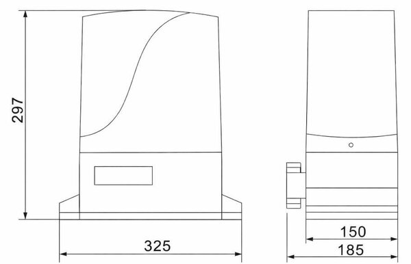 Pohon pro posuvná vrata a brány Openbox RS-SG01A do 1000kg