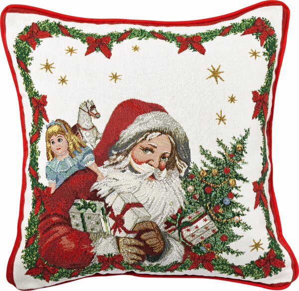 Villeroy & Boch 14-8332-6191 Dekorativní polštář Toy's Fantasy sv. Mikuláš 45 x 45 cm