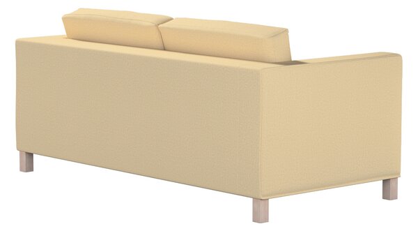 Potah na pohovku IKEA Karlanda rozkládací, krátký barva béžová látka lesklé, pletený vzor