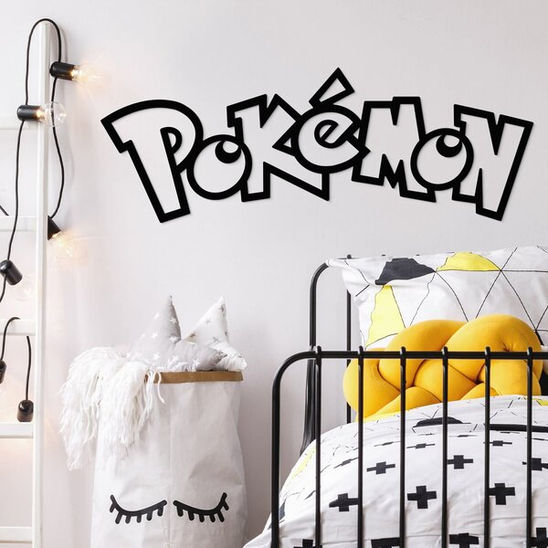 DUBLEZ | Dřevěný obraz - Logo Pokémon | Obraz