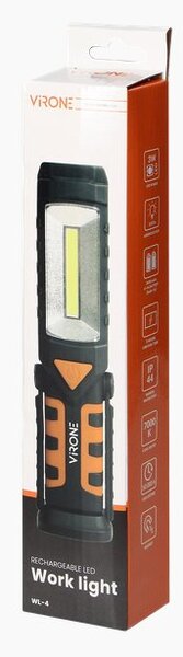 Profi lampa do dílny ORNO VIRONE WL-4,1200mAh, COB 3W+1W, s funkcí powerbank