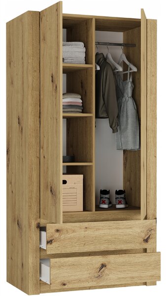 Šatní skříň Briala (artisan). Akce -14%