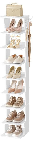 REGÁL NA BOTY, bílá, 26,4/147/30 cm Boxxx - Online Only šatny & botníky, Online Only