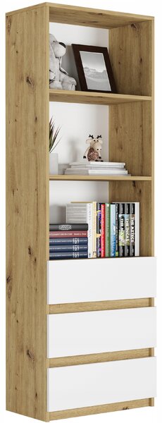 Regál Befer (artisan + bílá). Akce -8%