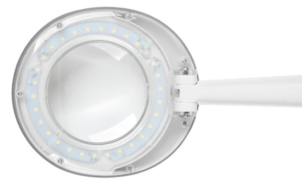 Stolní lampa s lupou REBEL NAR0460-2 5D 6W 60-LED do dílny