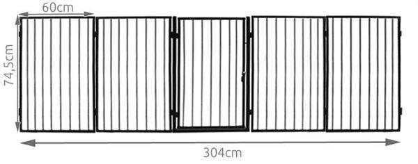 Zábrana ke krbu 300cm Kaminer BK-2961