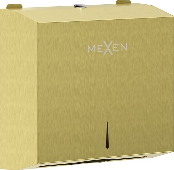 Mexen Verno-L, zásobník papírových ručníků, broušené zlato, 70K410-55