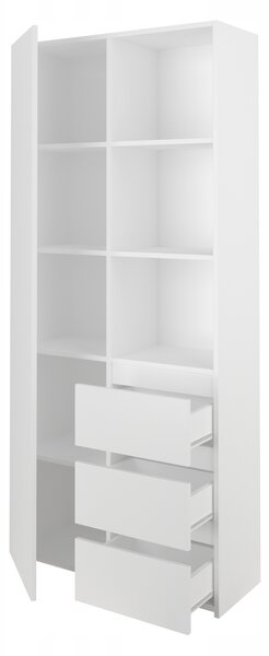 Regál Briod (bílá). Akce -13%