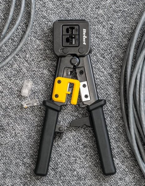 Krimpovací kleště REBEL RB-1007, RJ45, RJ12, RJ11