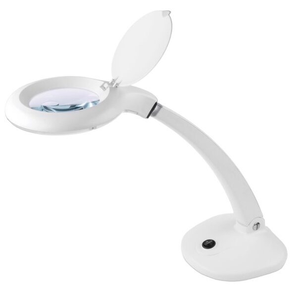 Stolní lampa s lupou REBEL NAR0298-2 3D + 12D, 6W (30x2835SMD)
