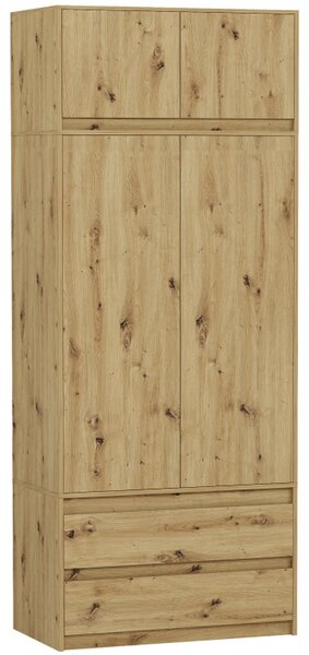 Šatní skříň Benika (artisan). Akce -13%