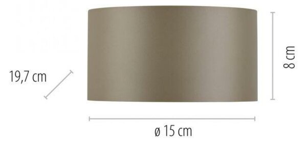 PAUL NEUHAUS Nástěnné svítidlo PURE Clipse LED 10W 2700K up/down bronz 8561-97