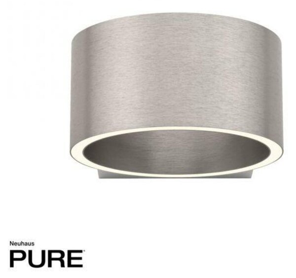 PAUL NEUHAUS Nástěnné svítidlo PURE Clipse LED 10W 2700K hliník 8561-95