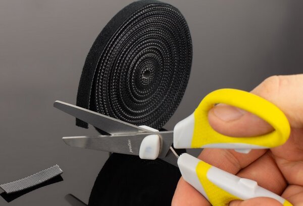 Páska na suchý zip NEKU 70.3587 10mm 5m černá organizér kabelů