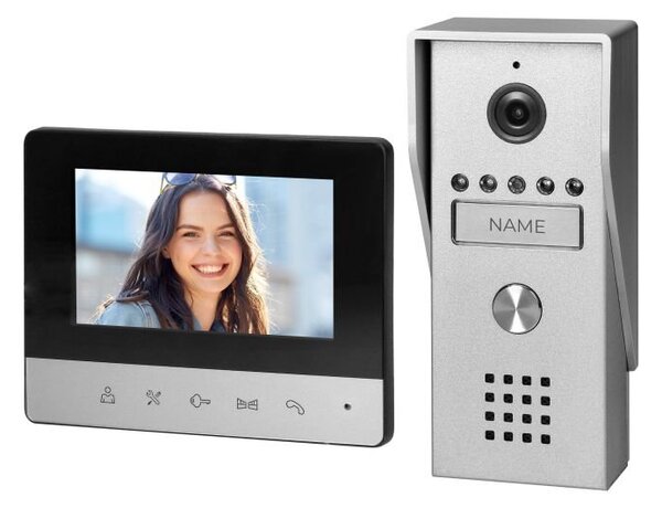 Videozvonek ORNO VI-VID-RO-1077, Vibell Lira, rodinný, LCD 4,3"