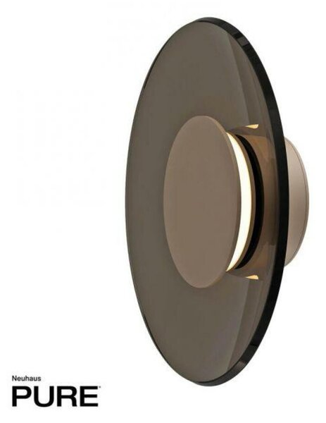 PAUL NEUHAUS LED nástěnné svítidlo Pure Moon stmívatelné 2700K bronz / tmavý amber 9594-97