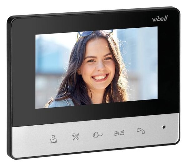 Videozvonek ORNO VI-VID-RO-1077, Vibell Lira, rodinný, LCD 4,3"