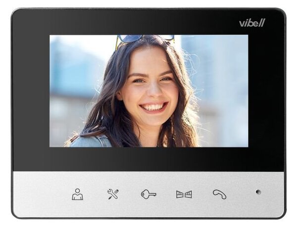 Videozvonek ORNO VI-VID-RO-1077, Vibell Lira, rodinný, LCD 4,3"