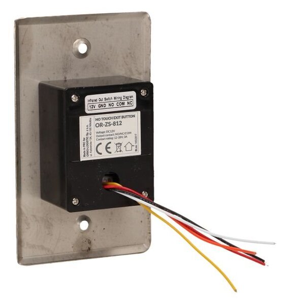 Bezdotykový spínač Orno OR-ZS-812 No Touch exit button, AL