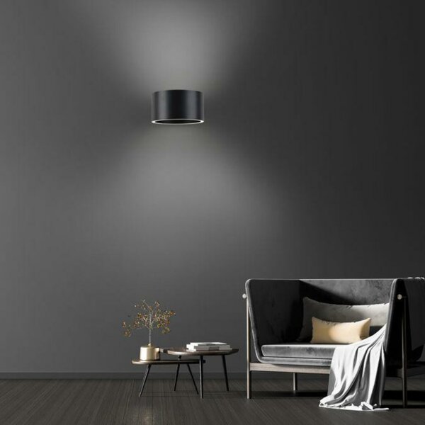 PAUL NEUHAUS Nástěnné svítidlo PURE LED 10W 2700K šedá mystic 8561-15