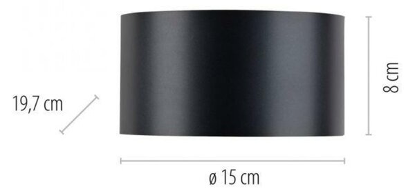 PAUL NEUHAUS Nástěnné svítidlo PURE LED 10W 2700K šedá mystic 8561-15