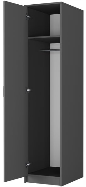 Šatní skříň Uldana (antracit). Akce -13%
