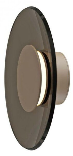 PAUL NEUHAUS LED nástěnné svítidlo Pure Moon stmívatelné 2700K bronz / tmavý amber 9594-97