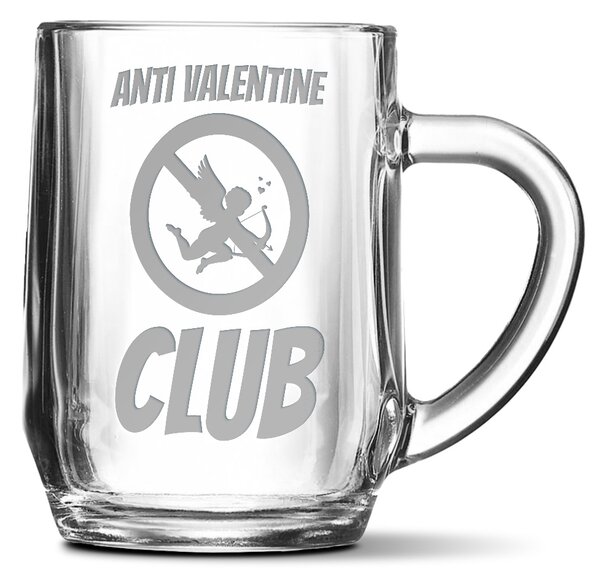 Sablio Půllitr Anti Valentine Club: 0,5