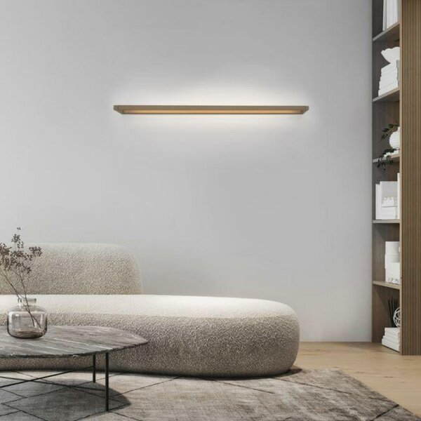 PAUL NEUHAUS LED nástěnné svítidlo PURE Puro dotykový stmívač otočné 3000K bronz 9114-97