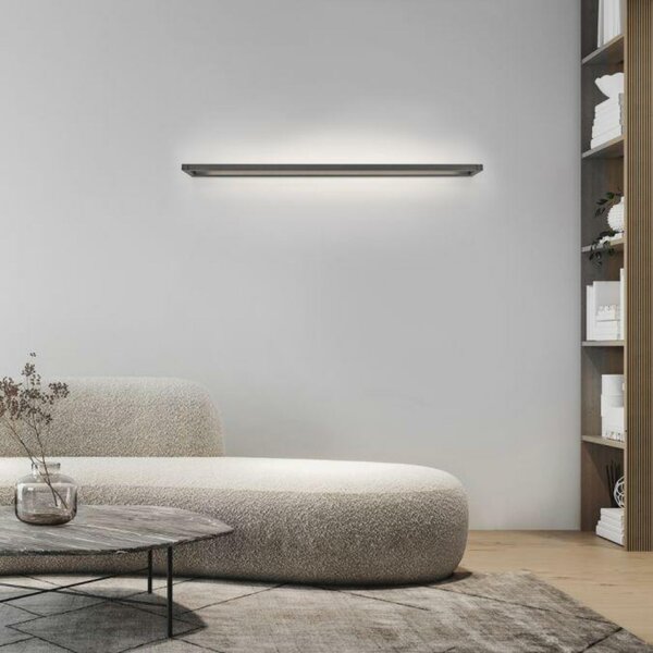 PAUL NEUHAUS LED nástěnné svítidlo PURE Puro dotykový stmívač 3000K platina 9114-15