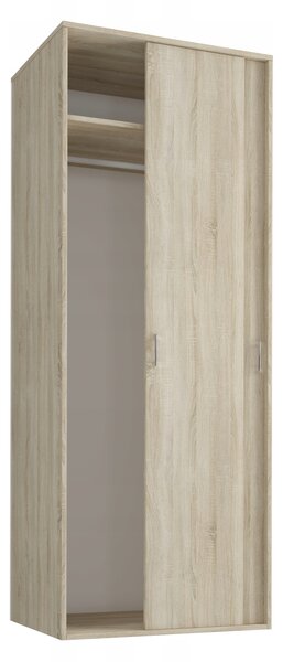 Šatní skříň Udvia (dub sonoma). Akce -12%