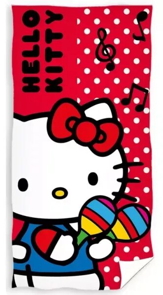Carbotex osuška Hello Kitty Malá Hudebnice 70x140 cm