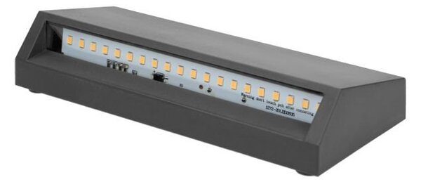 Venkovní svítidlo nástěnné ORNO AD-OP-6191L4, IP65, 4000K, 170lm, antracit