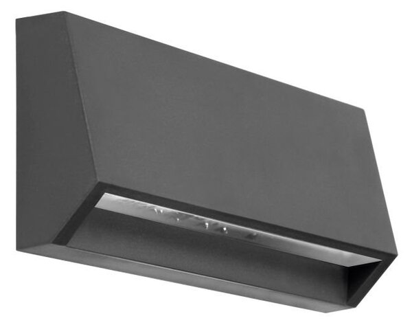 Venkovní svítidlo nástěnné ORNO AD-OP-6191L4, IP65, 4000K, 170lm, antracit