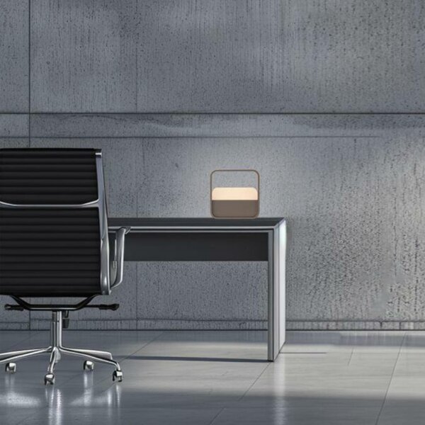 PAUL NEUHAUS LED stolní lampa Pure Go bronz na baterie dotykový vypínač USB 2700K PN 4055-97