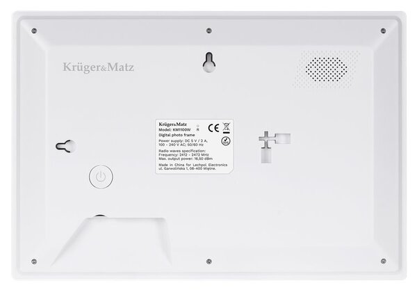 Fotorámeček KRUGER & MATZ KM1100W Frameo WiFi, bílá