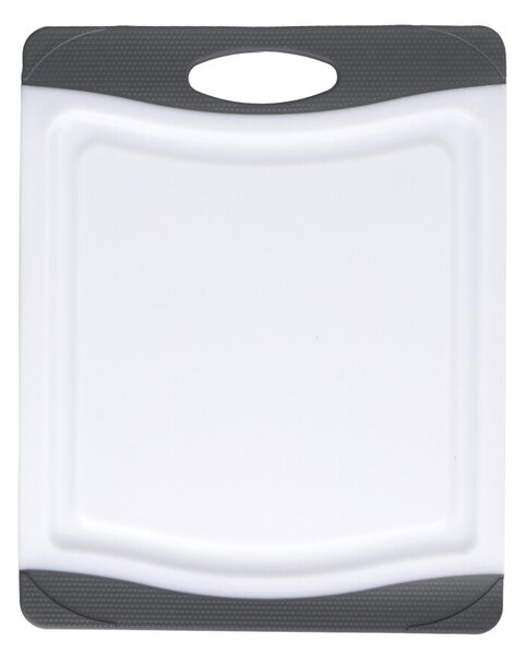 Prkénko na krájení MasterClass 25 x 20 cm antibakteriální, šedé MCAMICBDSML