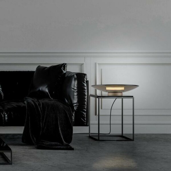 PAUL NEUHAUS Stolní lampa PURE Moon LED 10W 2700K bronz / tmavý amber 4594-97