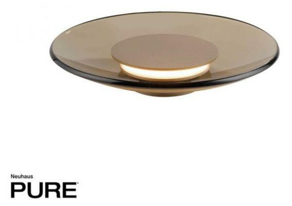 PAUL NEUHAUS Stolní lampa PURE Moon LED 10W 2700K bronz / tmavý amber 4594-97